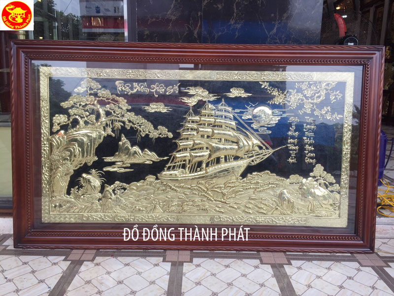 Tranh đồng Thuận Buồn Xuôi Gió