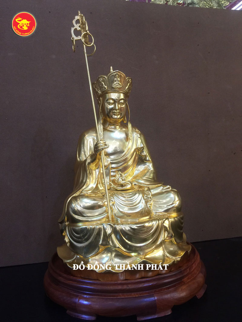 Tượng Phật Đồng Bồ Tát  Địa Tạng Vương