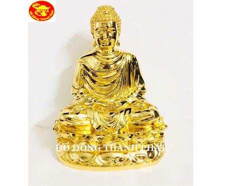 Tượng Phật Thích Ca mâu Ni Mạ Vàng 24 k