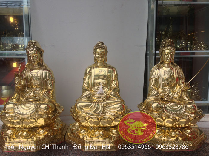 Địa Chỉ Bán Tượng Phật Tây Phương Tam Thánh Đẹp Tại Hà Nội