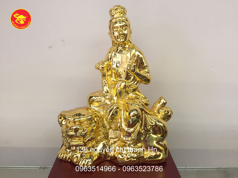 Cột Cờ Để Bàn Làm Việc Mạ Vàng 24 k