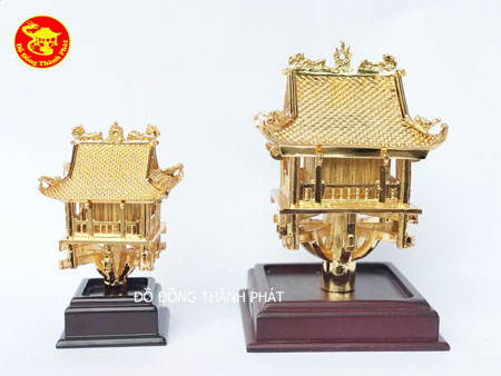 CHÙA MỘT CỘT MẠ VÀNG 24K
