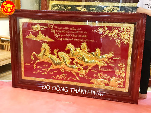 Nơi Bán Tranh Mã Đáo Thành Công Phủ Vàng Ròng 9999 Sang Trọng Tại Hà Nội, Đà Nẵng, HCM