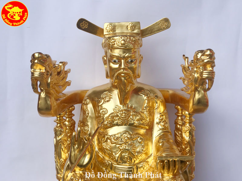Tượng Đồng Mạ Vàng - Đức Thánh Trần Bằng Đồng