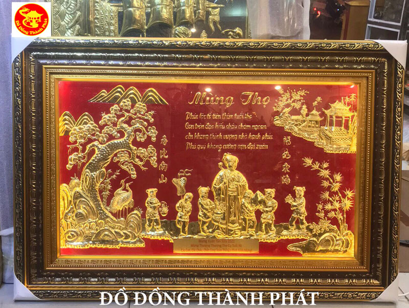Báo Giá Tranh Đồng Mừng Thọ Ông BàBố Mẹ Đẹp Năm 2023