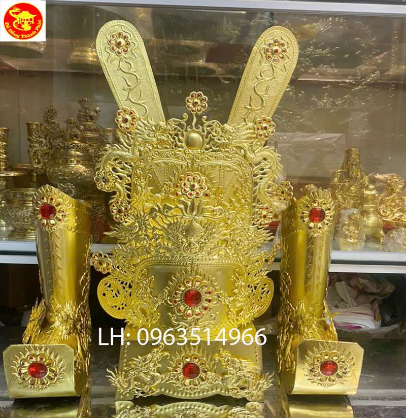 mũ đồng thờ cúng ông hoàng 10