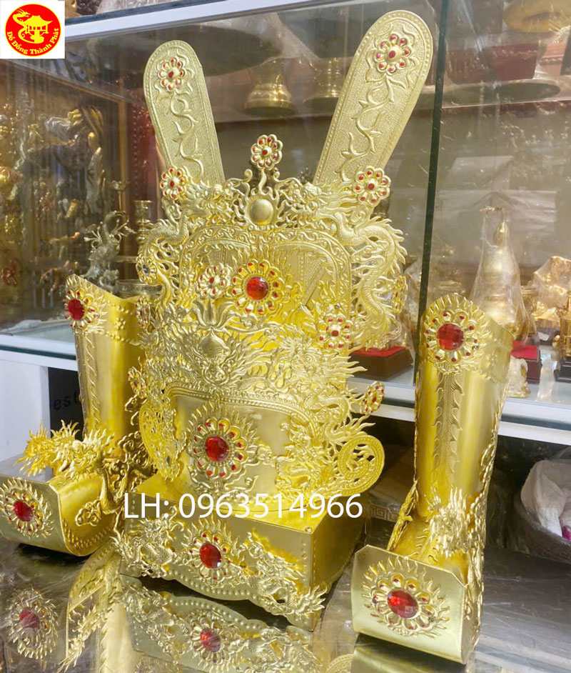 báo giá mũ thờ thần hoàng bằng đồng