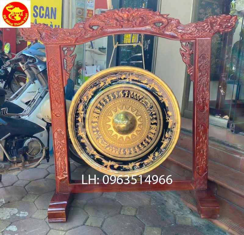 chiêng đồng treo nhà thờ họ đẹp tiếng hay 