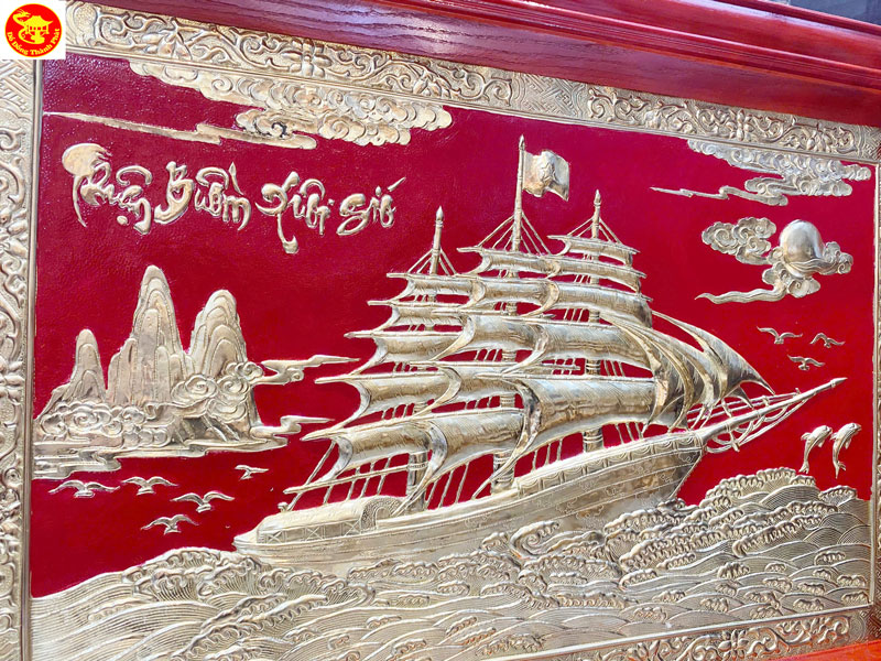 tranh đồng thuận buồm xuôi gió đẹp mừng nhà mới