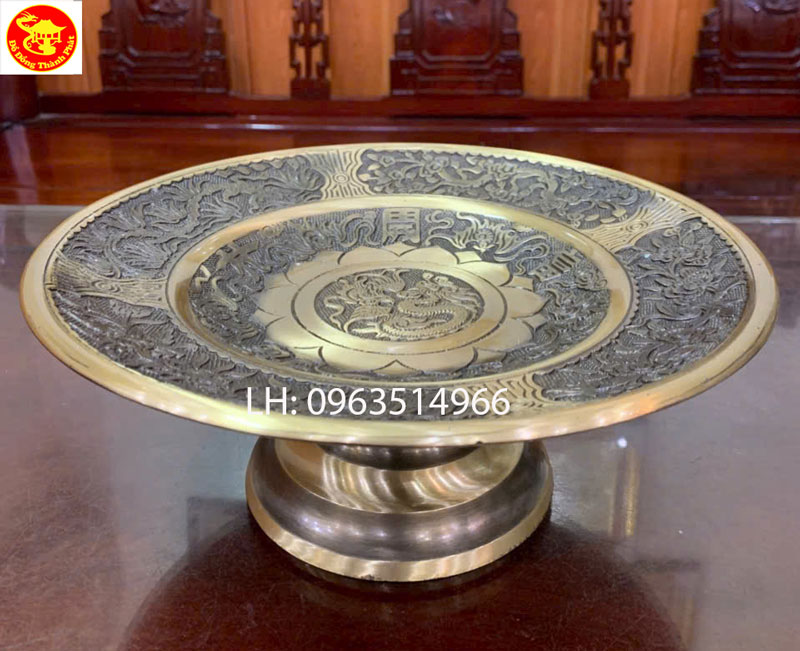 mâm bồng ngũ quả đường kính 30 cm