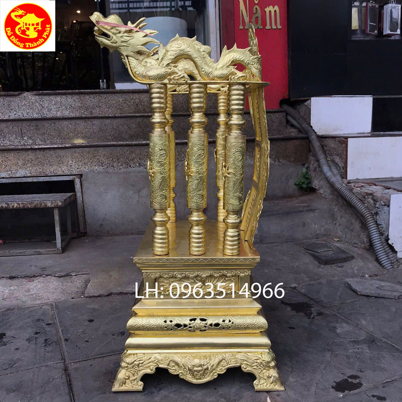 ngai đồng thờ cúng ông bà bằng đồng cao 81 cm