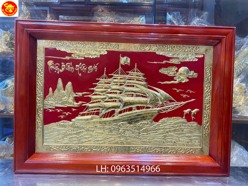 tranh đồng thuận buồm xuôi gió mừng tân gia đẹp bán tại hà nội