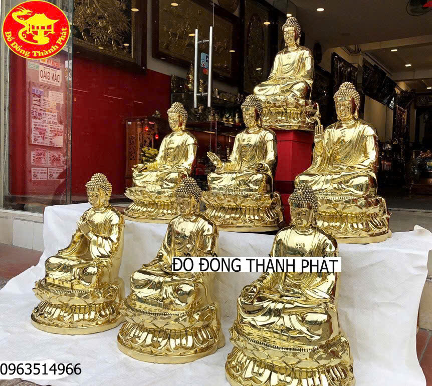 tượng phật dược sư lưu ly bằng đồng