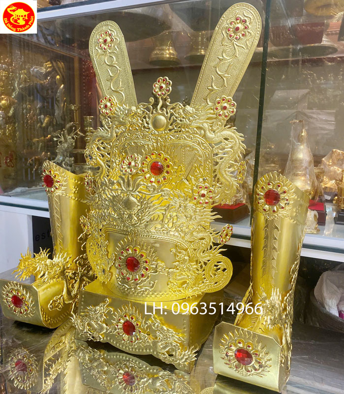 nơi bán bộ mũ hia thờ bằng đồng đẹp