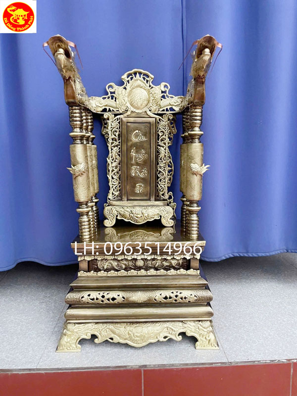 Báo Giá Ngai Thờ Bằng Đồng Dùng Cho Ban Thờ 1,97 m