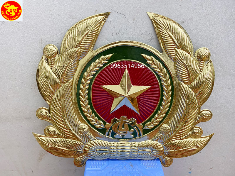 huy hiệu bằng đồng công an nhân dân 