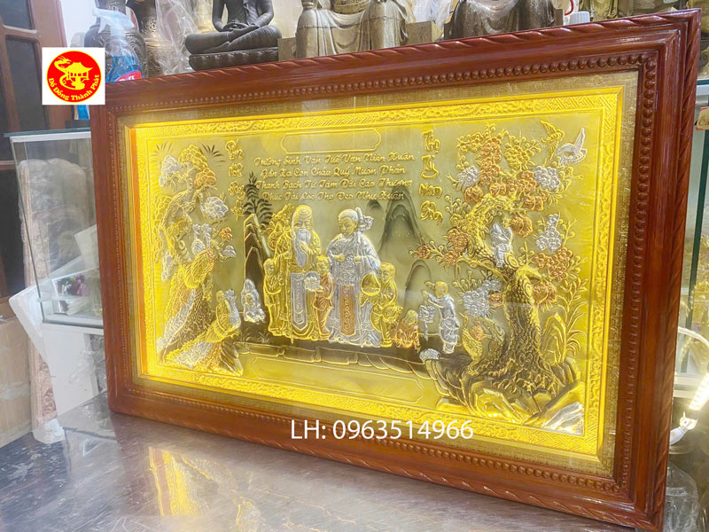 nơi bán tranh đồng mừng thọ ông bà