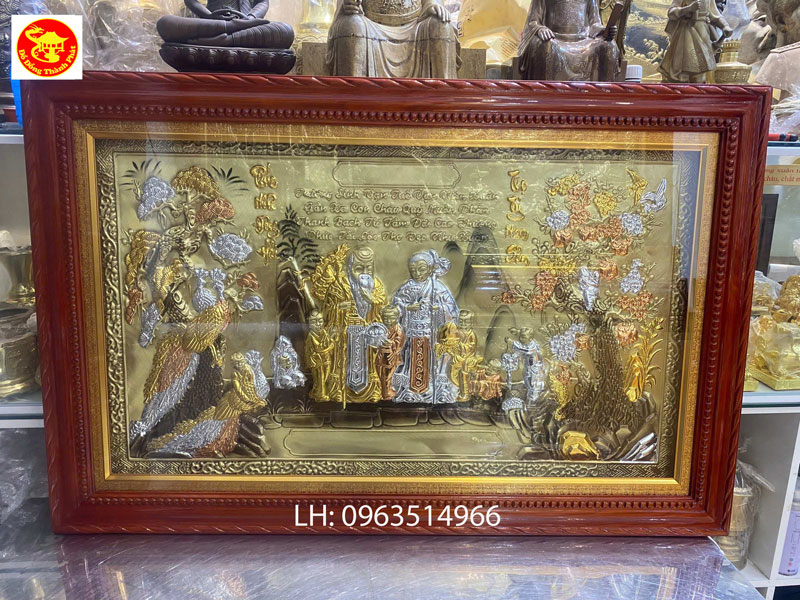 mẫu tranh đồng chúc thọ ông bà đẹp nhất