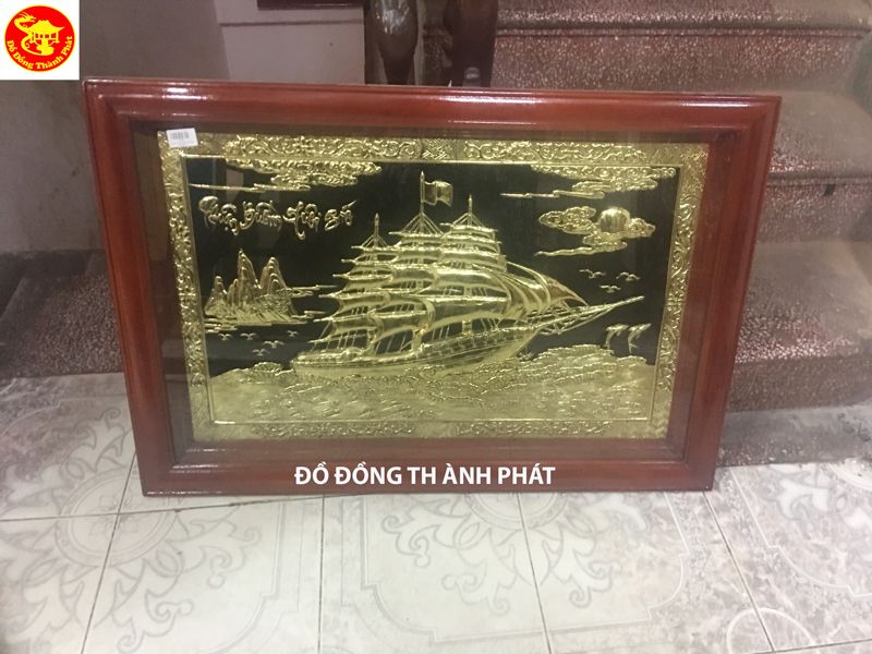 Tranh Thuận Buồm Xuôi Gió Bằng Đồng Dài 88 cm