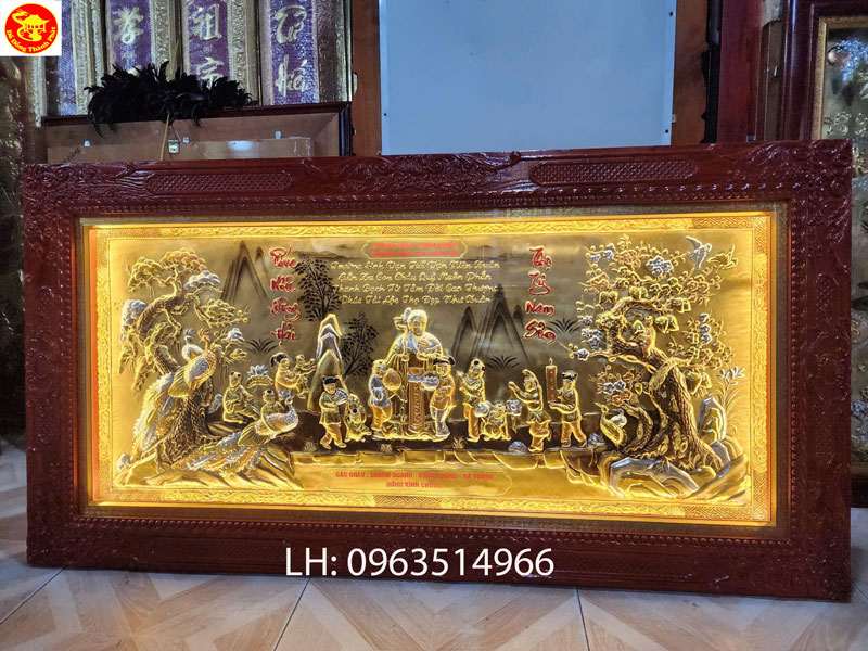 tranh đồng mừng thọ ông bà 2026