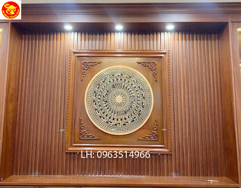 địa chỉ bán tranh mặt trống đồng treo phòng khách ở hà nội