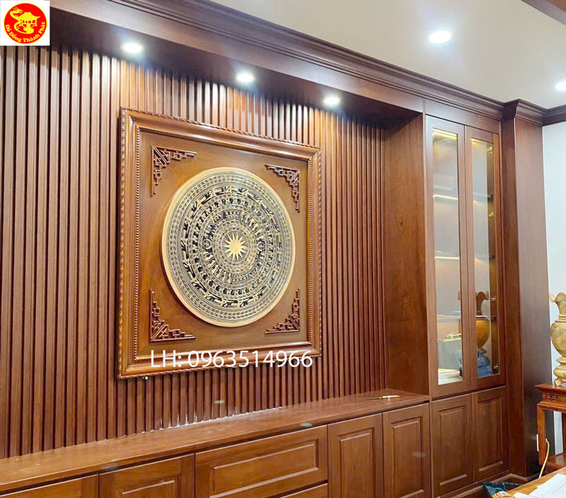 địa chỉ bán tranh đồng treo phòng khách đẹp ở Hà Nội