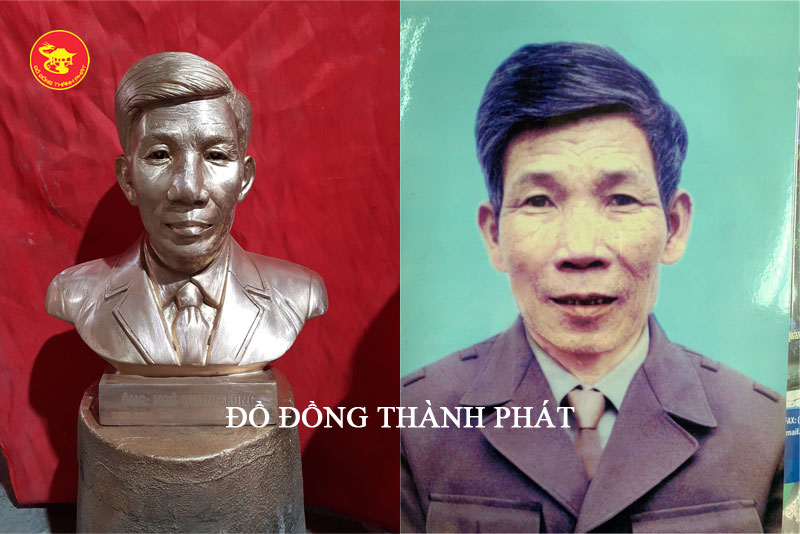Đúc tượng cụ ông cao 48 cm tại Nam Định