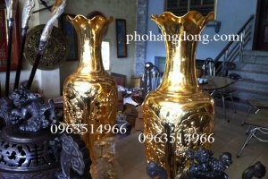 Cửa Hàng Bán Lọ Lục Bình mạ Vàng Cao 1,56 m