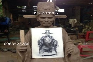 Cơ Sở Đúc Tượng chân dung bằng đồng đồng Đỏ Cao 60 Cm