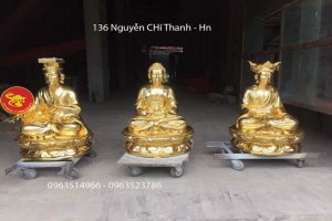 Đúc Tượng Đồng Dáp Vàng Cao 1,08 m