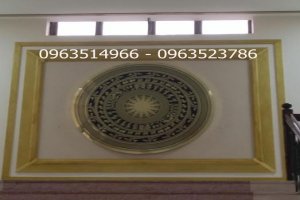 Tranh Mặt trống Đồng Ăn Mòn Đk 1,5 m