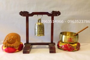 Bộ Chuông Mõ Đồng Thờ Phật Nhỏ