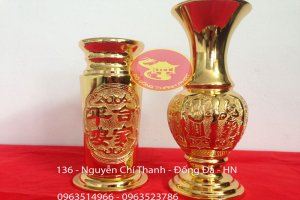 Bán Đồ Thờ Cúng Bằng Đồng Mạ Vàng 24 k