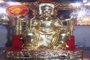 Đúc Tượng Đồng Ông Hoàng Bảy Đền Bảo Hà