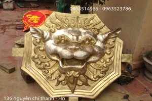 Đúc Mặt Hổ Phù Đk 1,5 m làm Vật Phong Thủy