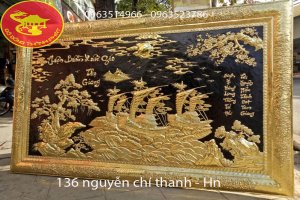 Tranh Đồng Phong Thủy Cho phòng khach