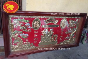 Tranh Đồng Chúc Thọ Ông Bà