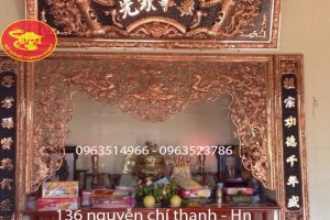 Cửa Võng Bằng Đồng Đỏ Chạm Trúc Hóa dài 2,27 m