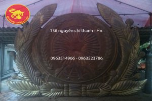 Huy Hiệu Công An Nhân Dân Bằng Đồng ĐK 3,3m