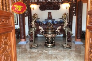 Bộ Đồ Thờ Cúng Nhà Thờ Họ Cao 1,2 m