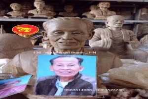 Đúc Tượng chân Dung Bán Đồng đẹp 42 cm