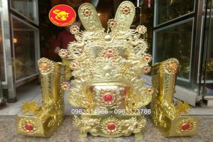 Bộ Mũ Đồng Các Quan Hoàng Đầy Đủ