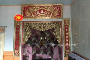 Bộ Cửa Võng Bằng Đồng Tứ Linh 1,76 m