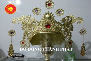 Mũ Quan Bằng Đồng Đẹp Thờ Cúng