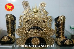Bộ Mũ Đồng Thờ Cúng Cực Đẹp