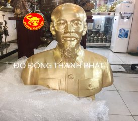 Tượng Bác Hồ Bán Thân Bằng Đồng