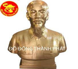 Tượng Bác Hồ Bằng Đồng Bán Thân Cao 1,07 m