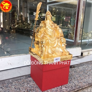 Nơi Bán Tượng Quan Công Đọc Sách Phủ Vàng Ròng 24k Bán Tại Hà Nội