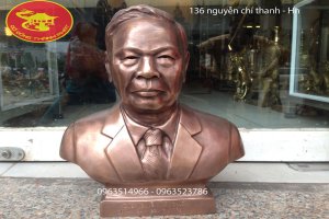 Nhận ĐÚc Tượng Chân Dung Bán Than Cao 36 cm