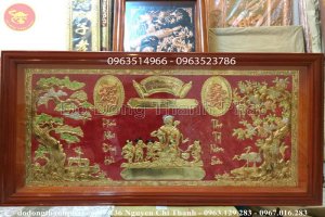 Tranh Chúc Thọ Cụ Ông Bằng Đồng